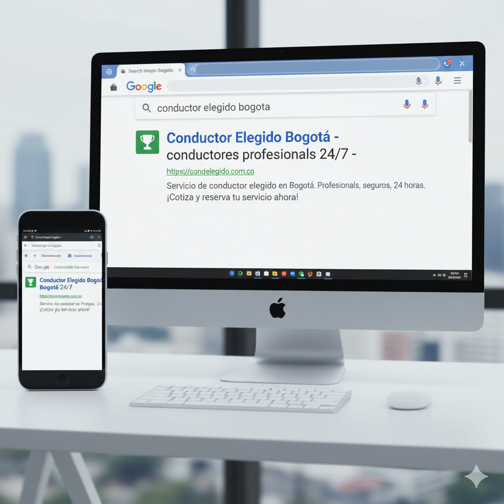 Posicionamiento SEO para empresa de conductor elegido